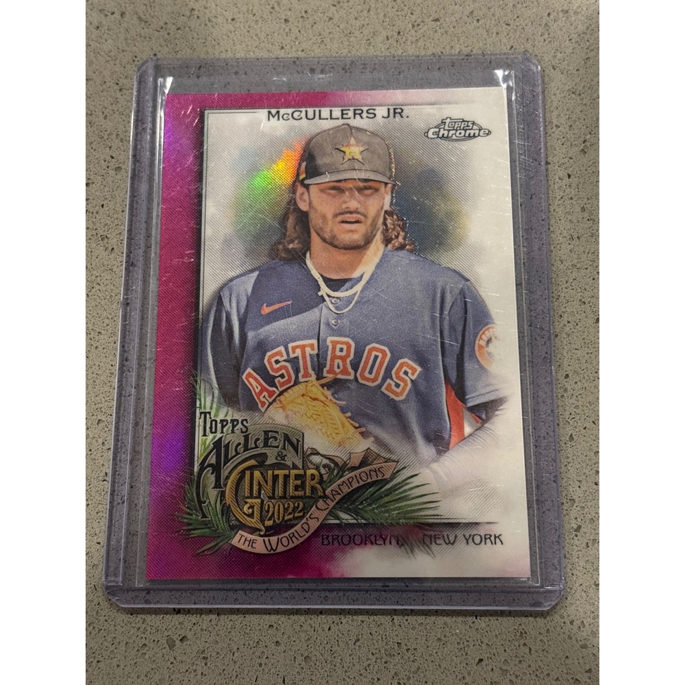 2022 Topps Allen Ginter Chrome Lance McCullers Jr Magenta Refractor 180/199 244